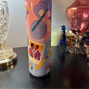 Starbucks Pink Graphic Stainless Tumbler